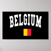 Belgium College Style Posters