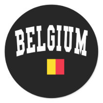 Belgium College Style Sticker