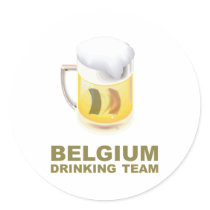 Belgium Drinking Team stickers