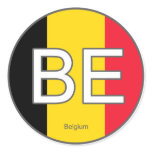 Belgium Euro Sticker
