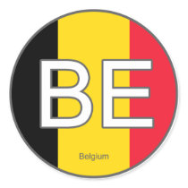 Belgium Euro Sticker