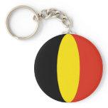Belgium Fisheye Flag Keychain