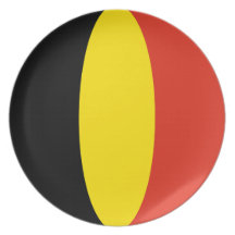 Belgium Fisheye Flag Plate