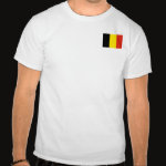 Belgium Flag Map Basic T-Shirt