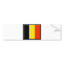 Belgium Flag Bumper Sticker