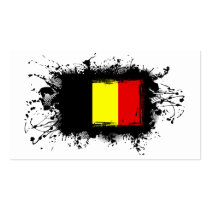 Belgium Flag Business Card Template