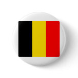 Belgium flag pinback button