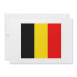 Belgium Flag Design Personalized Invites