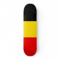 Belgium Flag Design Skate Board