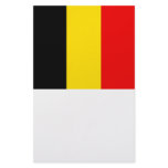Belgium Flag Design Custom Stationery