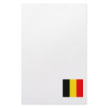 Belgium Flag Design Stationery Paper