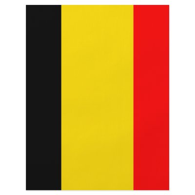Belgium flag flyer by demavin