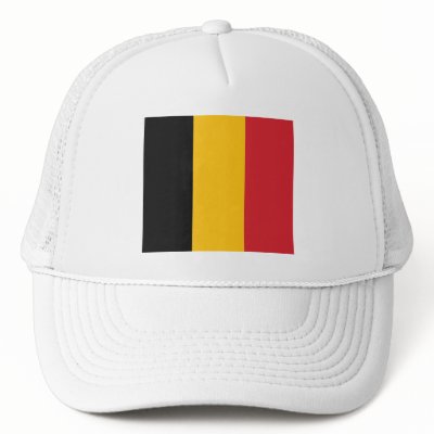 Belgium Flag Hat by FlagTshirts