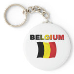 Belgium Flag Key Chain