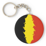 Belgium Flag Key Chain