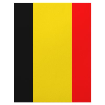 Belgium flag letterhead by demavin