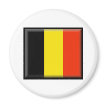 Belgium Flag Refrigerator Magnet