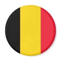 Belgium Flag Fridge Magnet