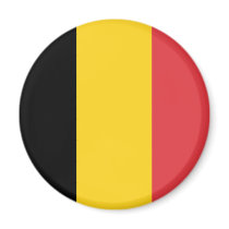 Belgium Flag Refrigerator Magnets