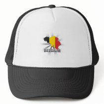 Belgium Flag Map 2.0 Trucker Hat
