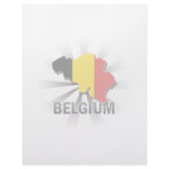 Belgium Flag Map 2.0 Letterhead Design