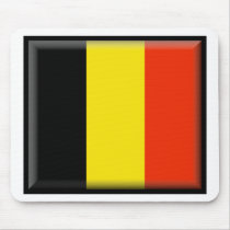Belgium Flag Mouse Pads