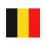 Belgium flag post card