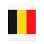 Belgium flag postcard