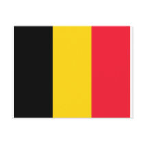 Belgium Flag Postcards