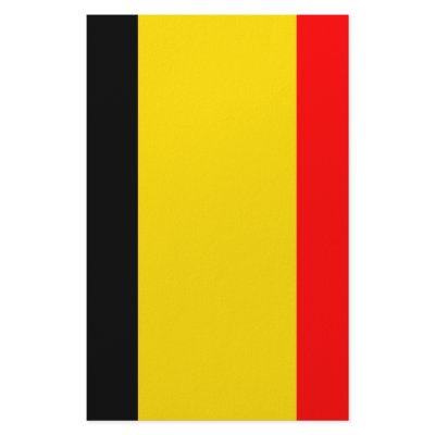 Belgium flag customized stationery by demavin