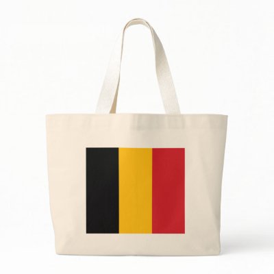Belgium Flag Tote Bag by FlagTshirts