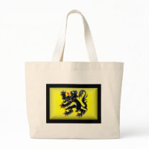 Belgium-Flanders Flag Canvas Bag