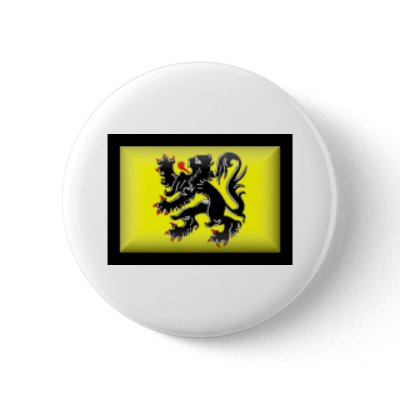 Belgium-Flanders Flag Button by jacinto888