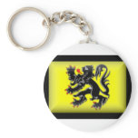 Belgium-Flanders Flag Keychain