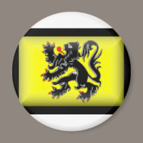 Belgium-Flanders Flag magnets