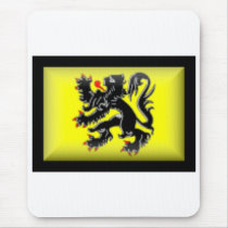 Belgium-Flanders Flag Mouse Mat