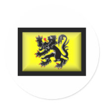 Belgium-Flanders Flag stickers by jacinto888 Belgium-Flanders Flag stickers