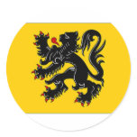 Belgium Flemish Region Flag Sticker
