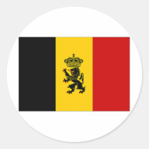 Belgium Government Ensign Flag Sticker