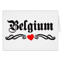 Belgium Greeting Card