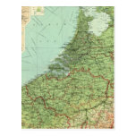 Belgium & Holland Postcard
