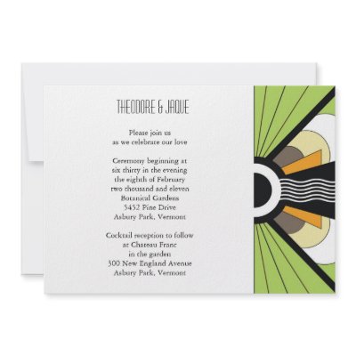 Belgium Invite: Lime by PoshBetty