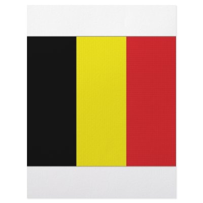 Belgium National Flag Personalized Letterhead by All_Flags