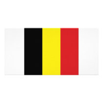 Belgium National Flag Picture Card