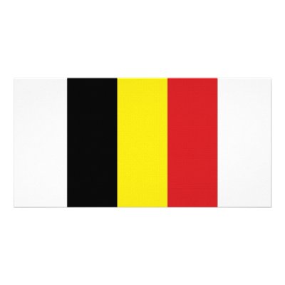 Belgium National Flag Picture Card by All_Flags