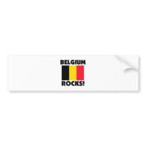 Belgium Rocks Bumper Sticker