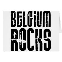 Belgium Rocks Greeting Card