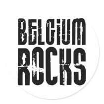 Belgium Rocks Stickers