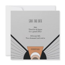 Belgium Save the Date: Suntan Personalized Announcement
