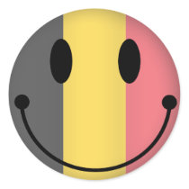 Belgium Smiley Stickers